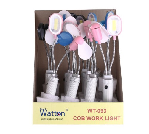 Pervane ve Mıknatıslı Masa Lambası Watton Wt-093