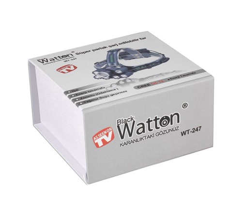 En Güçlü Kafa Feneri Çok Fonksiyonlu Ledli Watton Wt-247