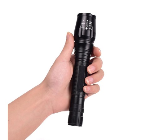 Profesyonel Tx6 Şarjlı Zoomlu El Feneri Watton Wt-241