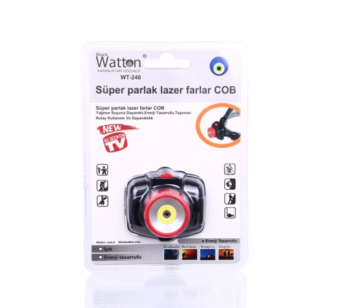 Lazerli Ledli Kafa Lambası Watton Wt-246