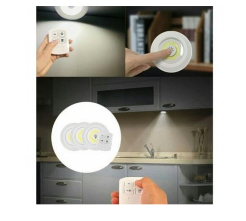 UZAKTAN KUMANDALI YAPIŞKANLI LED SPOT LAMBA WT-364