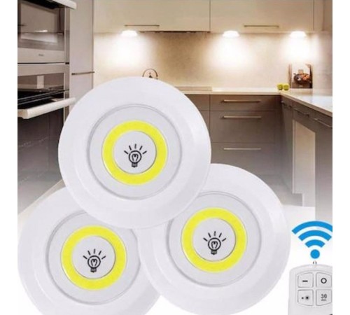UZAKTAN KUMANDALI YAPIŞKANLI LED SPOT LAMBA WT-364