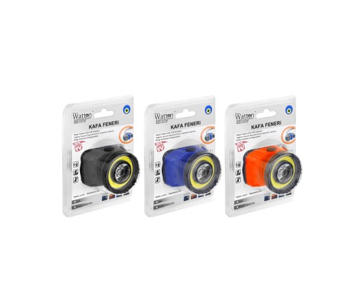 GÜÇLÜ PİLLİ KAFA LAMBASI WATTON WT-607