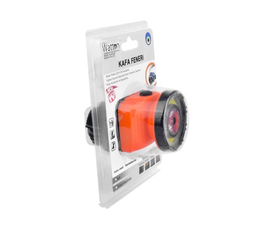 GÜÇLÜ PİLLİ KAFA LAMBASI WATTON WT-607