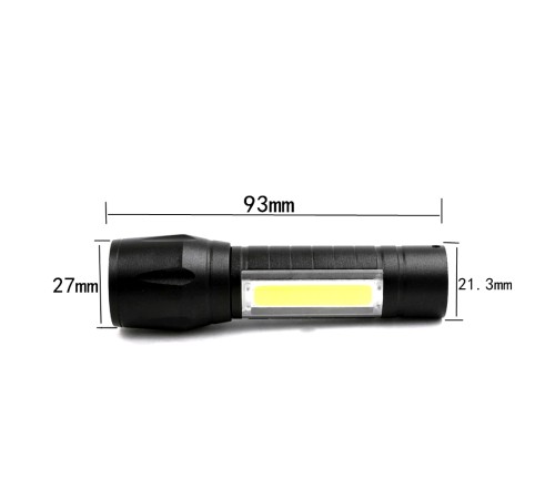 MİNİ ÇOK GÜÇLÜ ŞARJLI EL FENERİ (XPE-COB LED ) WATTON WT-030