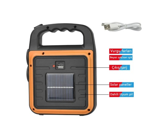 ÇOK FONKSİYONLU KAMP LAMBASI WATTON WT-332
