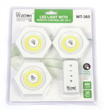 5W UZAKTAN KUMANDALI YAPIŞKANLI LED SPOT LAMBA WT-365
