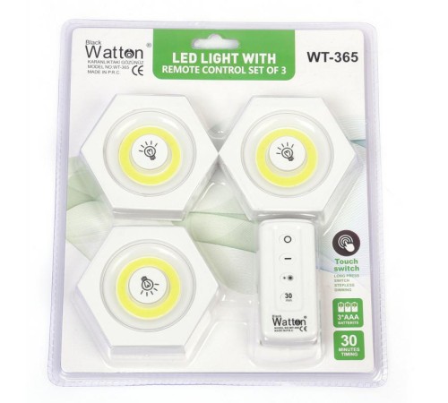 5W UZAKTAN KUMANDALI YAPIŞKANLI LED SPOT LAMBA WT-365