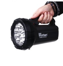 ŞARJ EDİLEBİLİR PARLAK 15 LED EL FENERİ WATTON WT-410