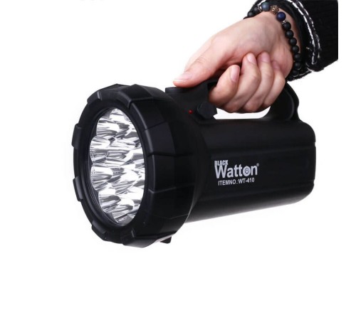 ŞARJ EDİLEBİLİR PARLAK 15 LED EL FENERİ WATTON WT-410
