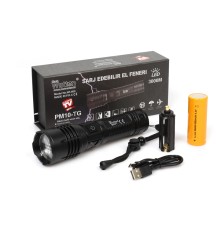 3000 Lümen  Güçlü EL Feneri Watton Wt-600
