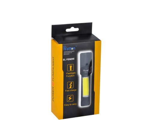 Uzun Menzilli EL Feneri Mıknatıslı Watton Wt-602