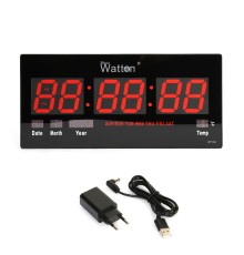 Dijital Duvar ve Masa Saati Watton Wt-109