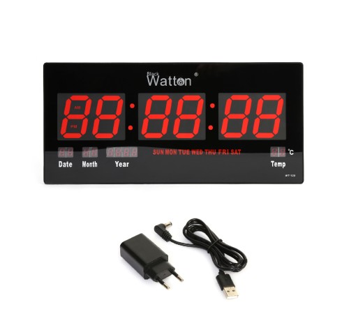 Dijital Duvar ve Masa Saati Watton Wt-109
