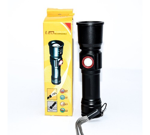 XML-2 Led 1.000 Lümen  USB Şarjlı EL Feneri Watton Wt-611