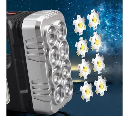 SOLAR PANELLİ LEDLİ FENER WATTON WT-614