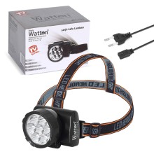 7 LEDLİ ŞARJLI BARET KAFA LAMBASI WATTON WT-701