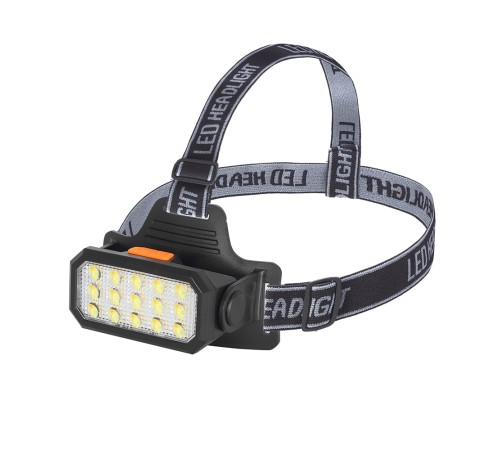 15 LEDLİ SARI / BEYAZ ŞARJLI KAFA LAMBASI WATTON WT-652
