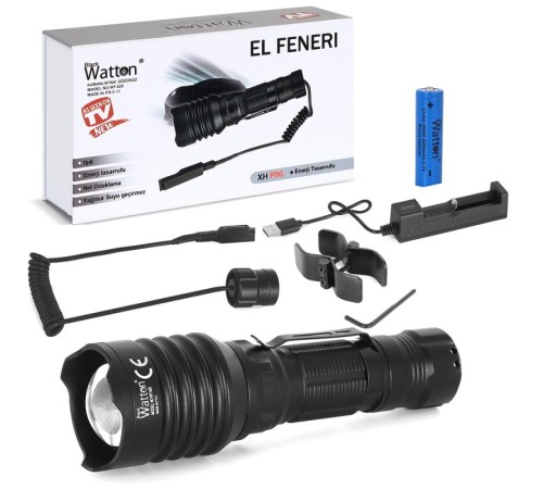 TG-10 ŞARJLI PROFESYONEL AV FENERİ WATTON WT-620