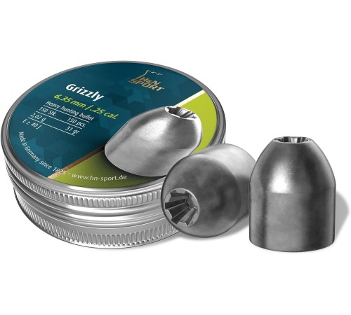 H&N Grizzly 6,35 mm Havalı Tüfek Saçması (31,00 Grain - 150 Adet)