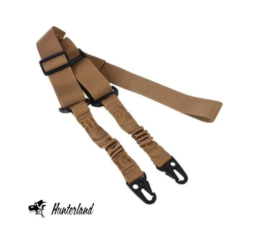 Hunterland - Taktik ÇİFT Nokta Askı Kayışı - TAN - ÇÖL RENGI