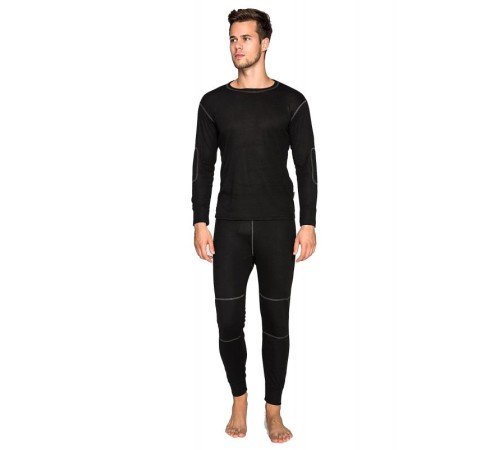 Thermoform Active Plus Yetişkin Termal İçlik Set Sİiyah HZT4003