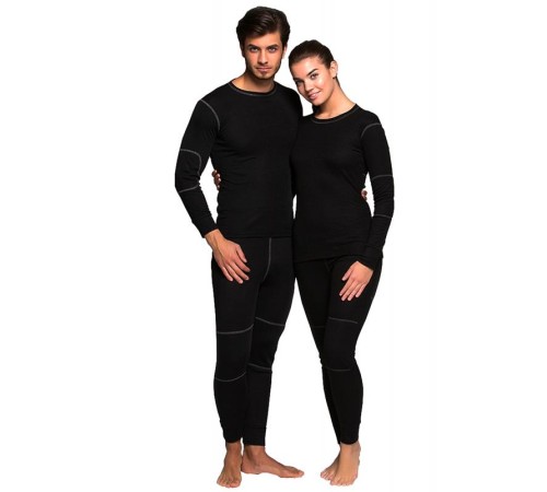 Thermoform Active Plus Yetişkin Termal İçlik Set Sİiyah HZT4003