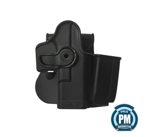 IMI Glock 17-22-31-19-23-32-36 Sağ Tabanca Kılıfı (siyah) Orijinal 