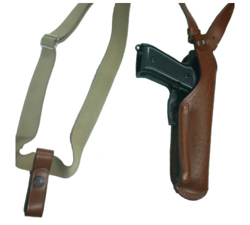 Sıkıştırma Maşalı ,  Dik  , Koltuk Altı Kılıf (kahve)