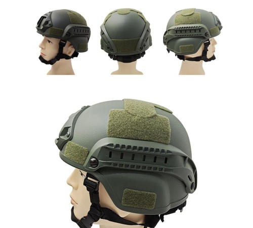 Haki Askeri Taktik Mich 2000 Baş Koruması Airsoft Taktik Kask Kompozit Başlık & Miğfer
