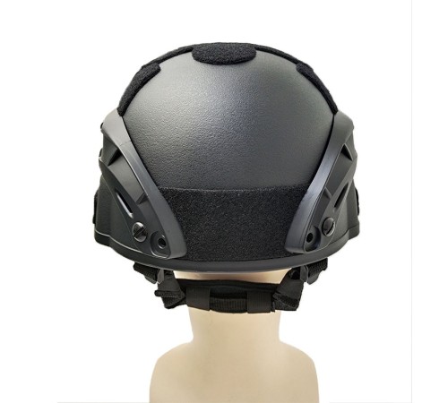 Siyah Askeri Taktik Mich 2000 Baş Koruması Airsoft Taktik Kask Kompozit Başlık & Miğfer