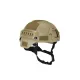 Tan Rengi Askeri Taktik Mich 2000 Baş Koruması Airsoft Taktik Kask Kompozit Başlık & Miğfer