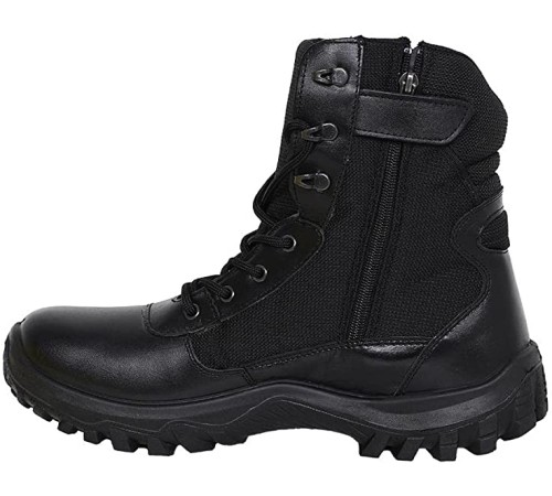 Vogel M1479 Fermuarlı Dört Mevsim Siyah Polis Asker Botu