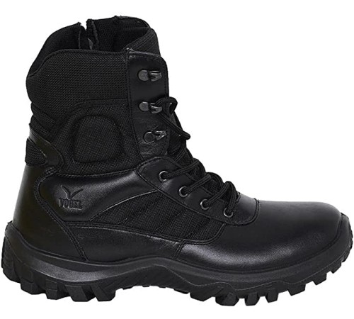 Vogel M1479 Fermuarlı Dört Mevsim Siyah Polis Asker Botu