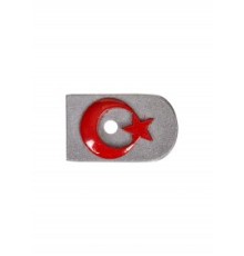 Türk Bayraklı Sarsılmaz Şarjör Altı Metal Döküm 3 Boyutlu Bayrak Uyumlu Silahlar F92 Yavuz16 Cz75
