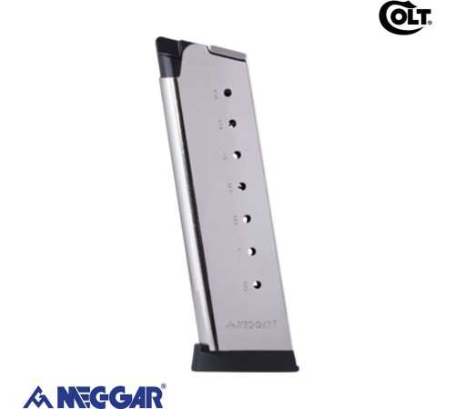 MEC-GAR Colt 45 Inox Beyaz Tabanca Şarjörü