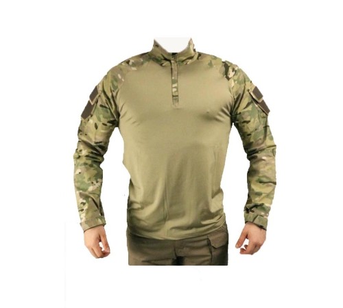 Multicam Askeri Kamuflaj Combat T-shirt