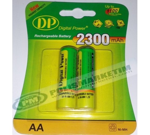 Digital POWER 2300MAH ŞARJLI PİL