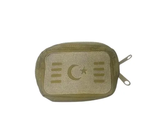 Hücum Yeleği Türk Bayrak Desenli Çöl Rengi Poç