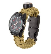 Paracord Bileklik Saat Tan Bej