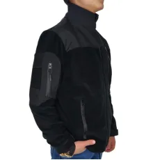 Siyah Softshell Parçalı Taktik Polar