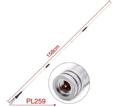 Super Gainer SG-7900 DUAL BAND ARAÇ TELSİZİ ANTENİ