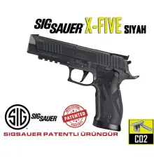 SIG SAUER X-FIVE HAVALI TABANCA 4.5mm SIYAH SigSauer Lisanslı