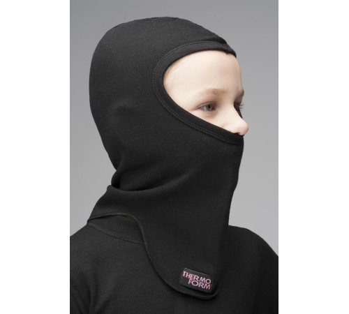 Thermoform Heavy Çocuk Siyah Kar Maskesi
