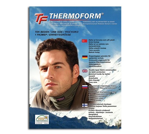 Thermoform Heavy Yetıskın Siyah Boyunluk