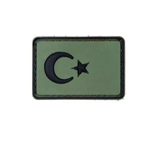 Türk Bayrağı Küçük Boy Silikon Patch Arma