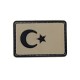 Türk Bayrağı Küçük Boy Silikon Patch Arma