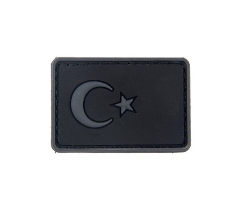 Türk Bayrağı Küçük Boy Silikon Patch Arma