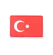 Türk Bayrağı Küçük Boy Silikon Patch Arma