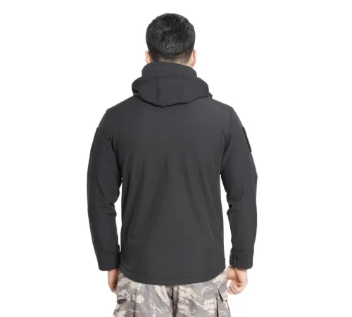 Softshell Yağmur Geçirmez Mont Siyah